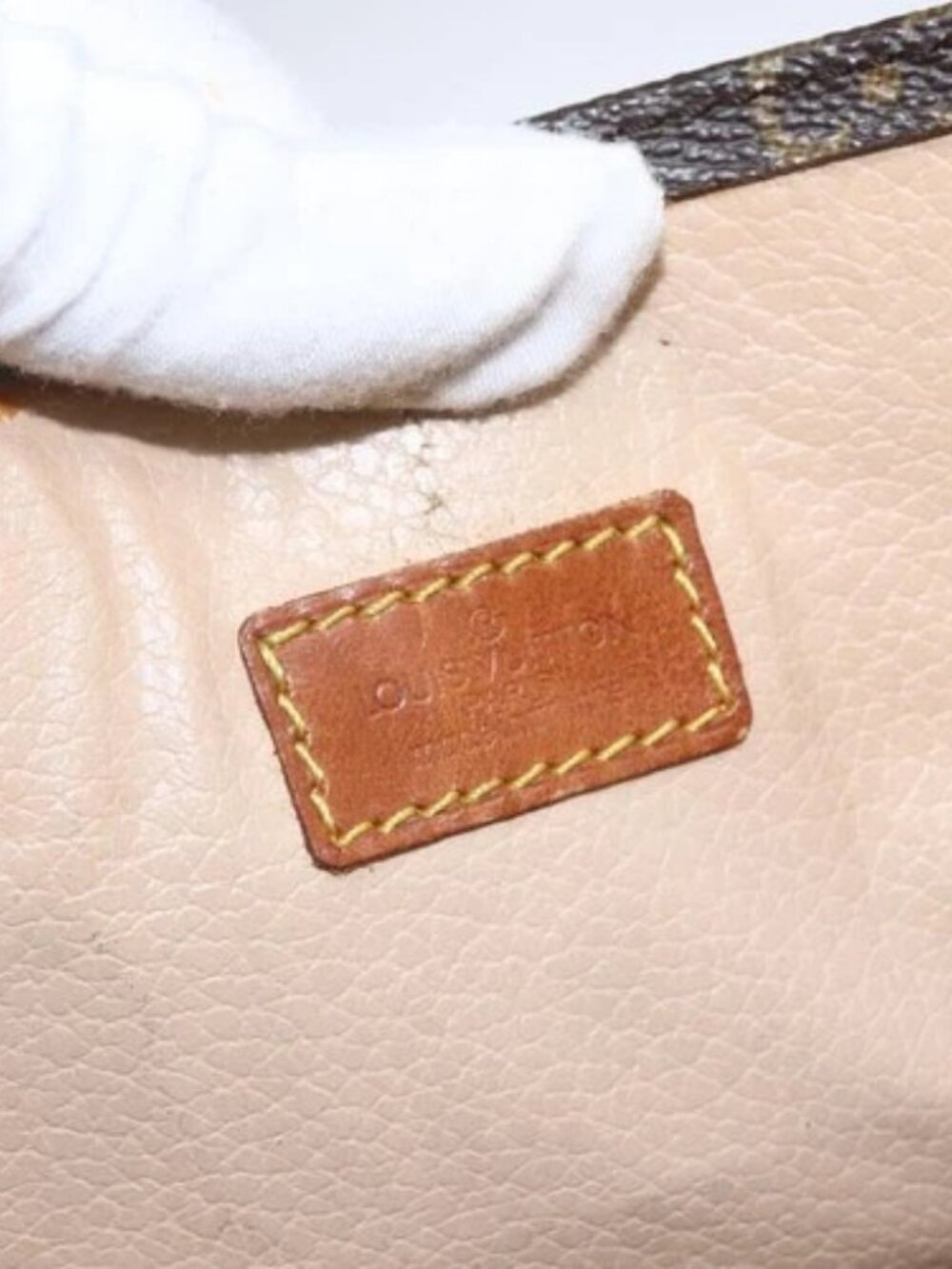 LOUIS VUITTON Monogram Sac Plat Hand Bag M51140 LV Auth bs32926 - Picture 10 of 16